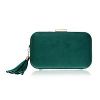 SEKUSA New Arrival Women Evening Bags Fashion Velvet Lady Shoulder Purse Tassel Female Party Wedding Clutches