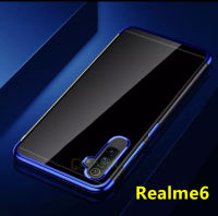 [ส่งจากไทย] Case Realme 6 เคสเรียวมี เคส Realme6 เคสนิ่ม TPU เคสใสขอบสี สินค้ามาใหม่ รุ่นใหม่ realme 6