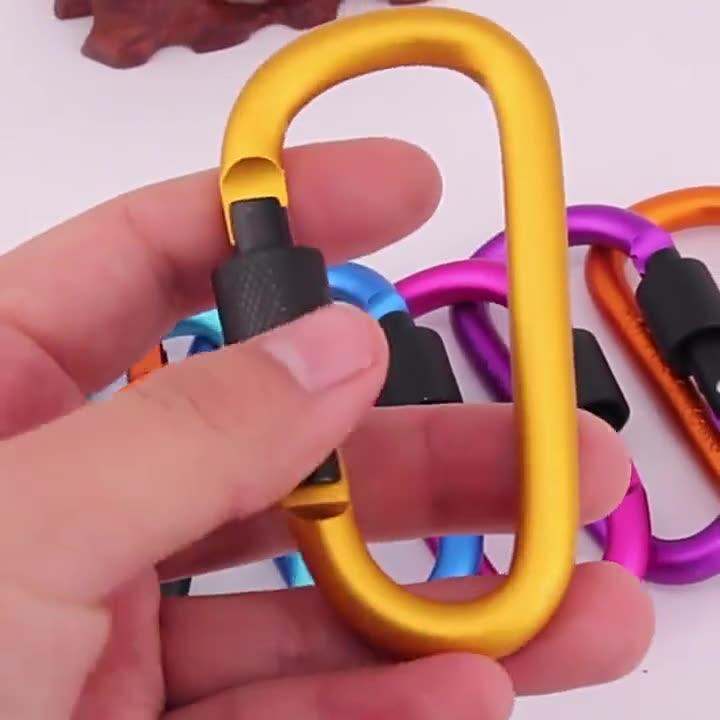 carabiner-clip-aluminium-alloy-tourist-hooks-d-shaped-buckle-climbing-hook-keychain-camping-outdoor-mountaineering-equipments