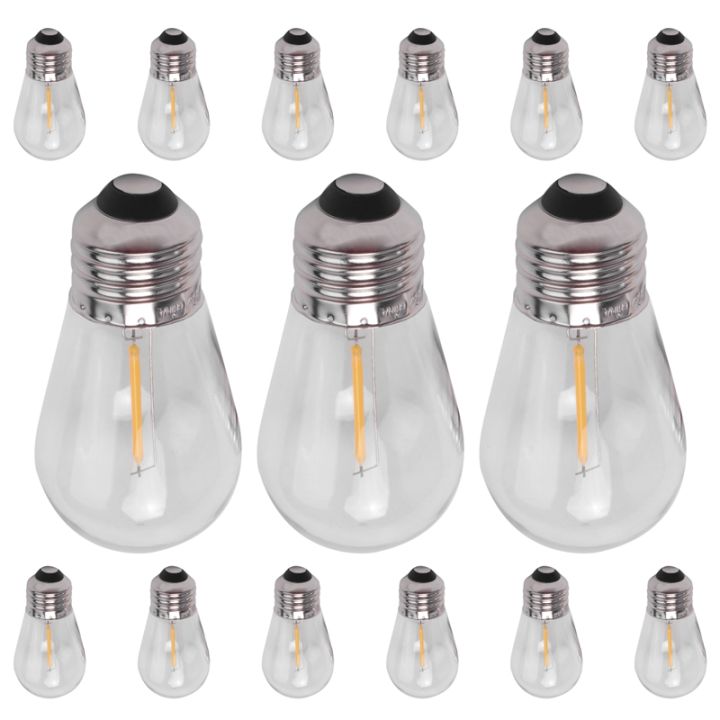 15-pack-3v-led-s14-replacement-light-bulbs-shatterproof-outdoor-solar-string-light-bulbs-warm-white