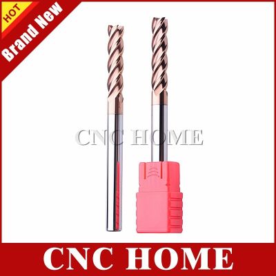 hrc55 4 ขลุ่ย end mill ทังสเตนคาร์ไบด์ไม้เครื่องตัดโลหะ cnc router bit 3mm 4mm 6mm 8mm 10mm 12mm long endmills