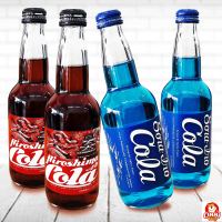 น้ำอัดลมญี่ปุ่น โคล่าญี่ปุ่น เครื่องดื่มอัดก๊าซ Hiroshima Cola และ Sora Iro Cola จากญี่ปุ่น