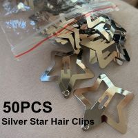 【YF】☬☜♣  50PCS Star Hair for Filigree Metal Clip Hairpins Barrettes Jewelry Nickle Lead