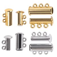 Stainless Steel Slider Clasp Buckles Tubes Crimp End Caps Slider Stainless Steel - Jewelry Findings amp; Components - Aliexpress