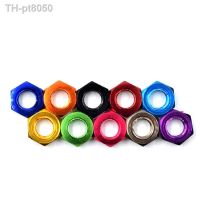 ♀◙  20PCS M3 M4 M5 M6 Colored Aluminum Alloy Nuts Hex Hexagon Nut For Screw Bolt