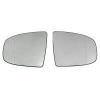 2 Pcs Car View Mirror Side Mirror Glass Heated + Adjustment for BMW X5 E70 2007-2013 X6 E71 E72 2008-2014,Right &amp; Left