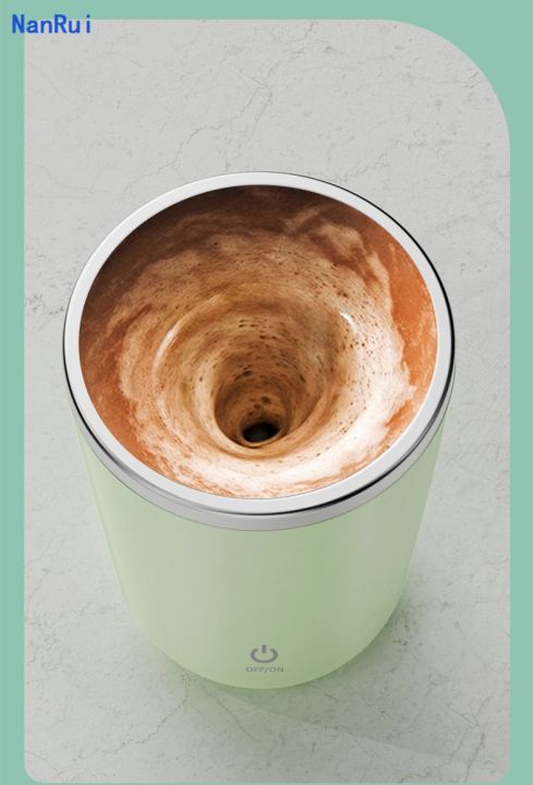 high-end-cups-แบบพกพาแม่เหล็กตนเองกวนแก้วกาแฟสแตนเลสกันน้ำความร้อนแก้วถ้วยกาแฟเย็นนมโปรตีนมินิปั่น