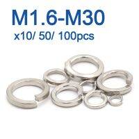 【hot】¤✓ 10/ 50/ 100pcs Split Washer Elastic Gasket M1.6 M2.5 M4 M12 M16 M27 M30