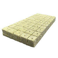 Muduan®50Pcs Rockwool Grow Cube Hydroponics การงอกการซึมผ่านของอากาศที่ดีเส้นใยพืชลูกบาศก์แพร่พันธุ์สำหรับ Home