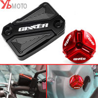 รถจักรยานยนต์เครื่องยนต์น้ำมันฟิลเลอร์หมวกเสียบสำหรับ Suzuki GIXXER 250 150 155 125 SF Sf250 2018-2023ด้านหน้าน้ำมันเบรกอ่างเก็บน้ำปก