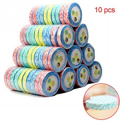 10pcs Compressed Towel Magic Wipe Soft Expandable Just Add Water Non-woven Fabrics Towel Outdoor Travel Reusable