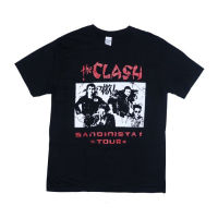 【New】 เสื้อยืดโอเวอร์ไซส์เสื้อเชิ้ต The Clash Sandanista Band - XLS-4XL  6EN8