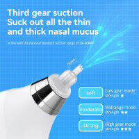 Electric Baby Nasal Aspirator Nose Sucker Nose Cleaner สำหรับทารก3ระดับการดูดเสียงรบกวนต่ำ Anti-Backflow Soothing Music