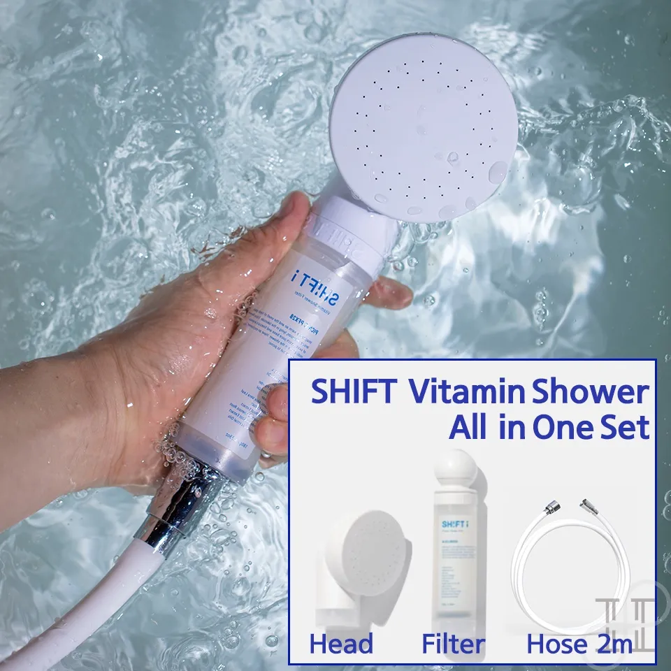 Korea SHIFT Gentle Spray Shower Head (white) - bathroom accessories