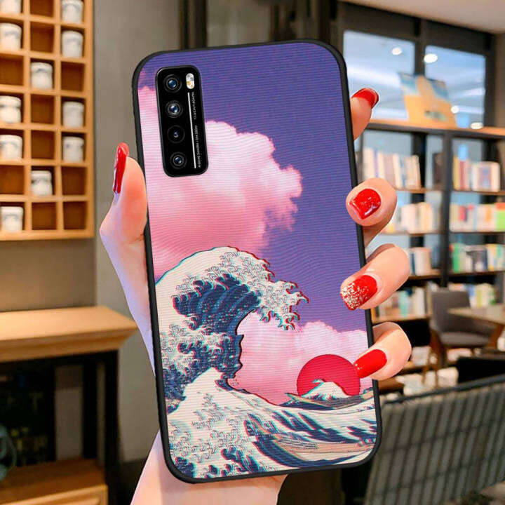 56ffa-great-wave-อ่อนนุ่ม-high-quality-ซิลิโคน-tpu-phone-เคสโทรศัพท์-ปก-หรับ-huawei-p10-p20-p30-pro-lite-y5p-y6-y6p-y7a-y8p-y9a-y8s-y9s-y7-y9-prime