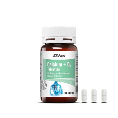 Free shipping German original ASCO sovita calcium vitamin D3 calcium supplement calcium tablets for pregnant women to take 100 tablets