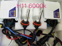 ไฟ Xenon H11 6000k 35w (AC) ฐานเซรามิค ให้แสงสีขาวนวล สว่างตาแตก  เน้นสว่างต้องXenon