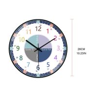 Early Education Learning Wall Clock Children Kids Silent Teaching Aids Math