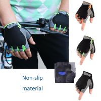 EUYRT Men and Women Half Finger Gloves Cycling Equipment Sports Equipment Gym Gloves Wrist Wrap Cycling Gloves Sport Mittens