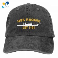 USS Racine Lst 1191 Sandwich Cap Denim Hats Baseball Cap Adult Cowboy Hat