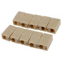 10 X CAT5 RJ45 Network Cable Extender Plug Coupler Joiner Splitter Connector Adapter