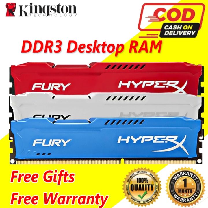 Kingston hyperx fury 8gb ddr3 1600mhz hot sale