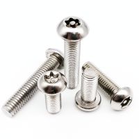 M2 M2.5 M3 M4 M5 M6 M8 M10 M12 304 A2-70 Stainless Steel Six Lobe Torx Button Round Head with Pin Anti-theft Security Bolt Screw Nails Screws Fastener