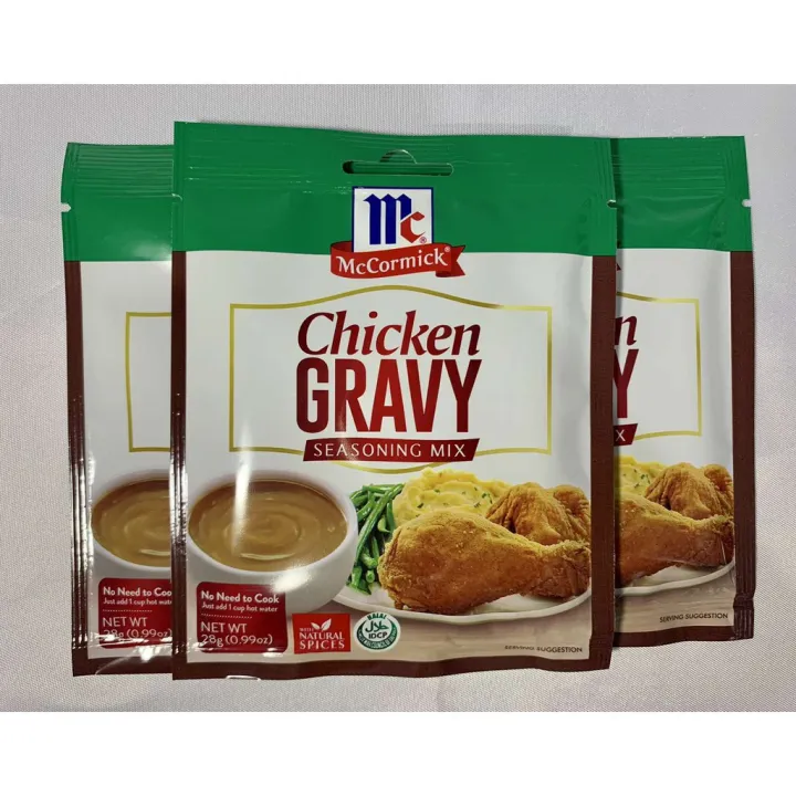 McCormick Chicken Gravy Seasoning Mix 28g X 3pcs. | Lazada PH