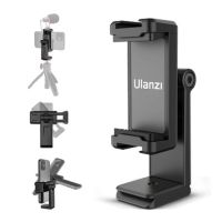 New Ulanzi ST-22 Phone Tripod Mount ที่หนีบมือถือหมุนได้ 360 องศามีช่อง Hot shoe2ช่อง ต่อกับขาตั้งกล้องถ่ายรูป/อัดวิดีโอ/ไลฟ