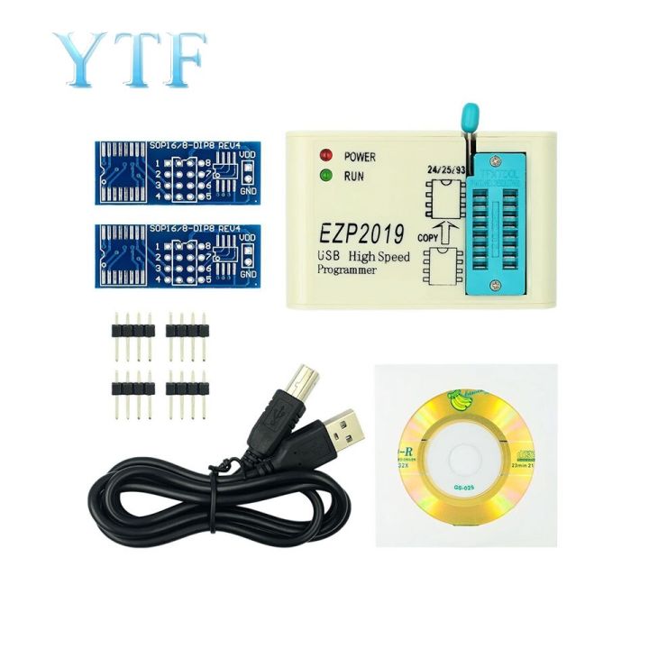 2023-hot-fuchijin77-รุ่น-ezp-โปรแกรมเมอร์ยูเอสบีเอสพีไอความเร็วสูง-support24-25-93-eprom-25แฟลชชิป-bios-ทั้งชุดพร้อมอะแดปเตอร์12