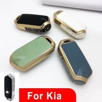 NEW TPU Car Key Case Cover Shell Fob For Kia K900 Stinger 2017 2018 2019 2020+ Smart Remote Key Shell 4 Buttons