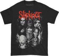 Slipknot Mens We are Not Your Kind Red Grey Logo T-Shirt Black