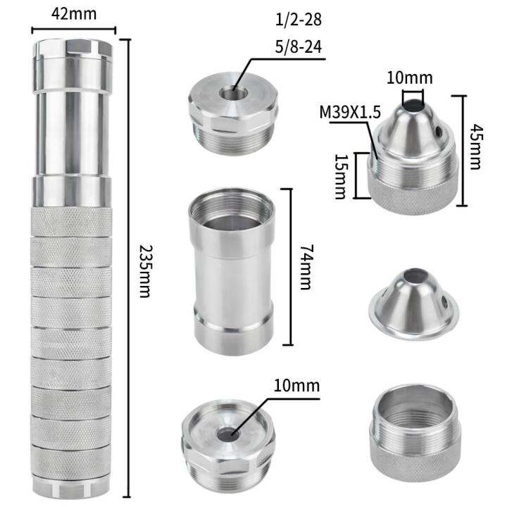 Stainless Steel Solvent Trap Fuel Filter L 9.25" 1.65" 10mm Part For