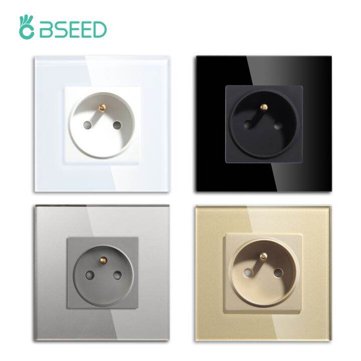 Bseed Mvava France Poland Standard 16A Electric Wall Sockets White