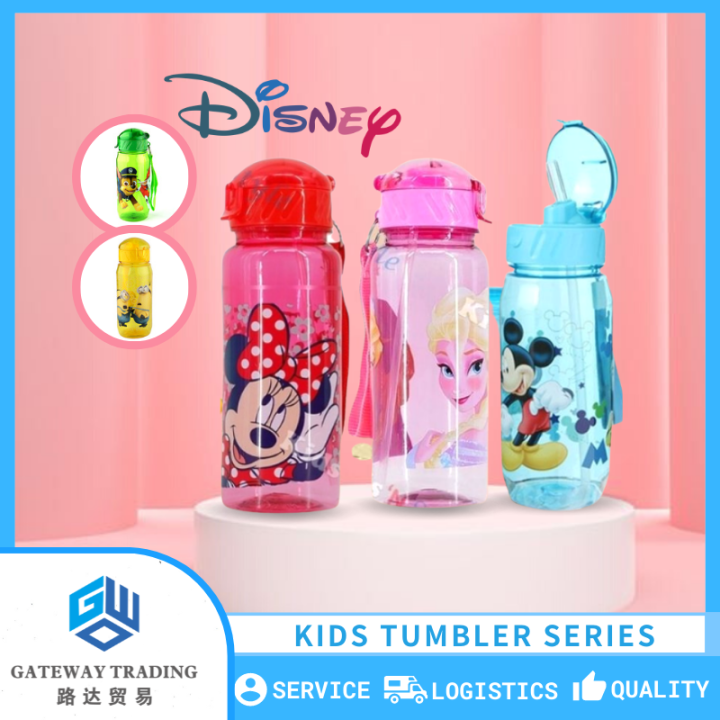 Kids Water Tumbler With Straw 350ml Cartoon Design Tumbler Drink Bottle ...