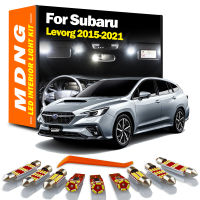 MDNG 8ชิ้นสำหรับ Subaru Levorg 2015 2016 2017 2018 2019 2020 2021 LED ภายในแผนที่โดมชุดไฟอุปกรณ์เสริมในรถยนต์ Led หลอดไฟ C An BUS