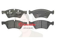 P50 063B ผ้าเบรก-F-แท้ BREMBO รุ่น Black : BENZ ML-Class (W164) 280 300 350 420 450 500 05-12 การันตีคุณภาพมาตรฐานโดย " เครอป อะไหล่ยนต์"