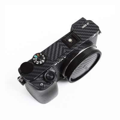 สติกเกอร์ติดผิวฝาครอบป้องกันสำหรับ ZVE10ฟิล์มไฟเบอร์กล้องป้องกันรอยขีดข่วน A6300 A6600ได้