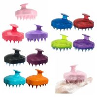 Manual Soft Silicone Massage Comb Shampoo Brush Shower Brush Home Bathroom Accessories Massage Relaxation Comb