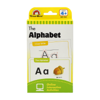 [Recognizing letters and learning to write]Evan moor learning line flashcards the alphabet