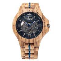 【YF】 T9026GWooden Watch TJW Mechanical Movement Advanced Vintage Fashion