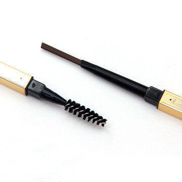 ดินสอเขียนคิ้วพร้อมแปรงกันน้ำกันเหงื่อติดทนที่เขียนคิ้ว-eyebrow-pencil-gold-set-1360