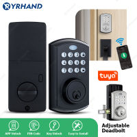 Yrhand ล็อคความปลอดภัยอิเล็กทริกกันน้ำ NFC การ์ด Biometric deadbolt keyless ล็อคอัตโนมัติโดยไม่ต้องจับ Tuya ล็อคสมาร์ท ~