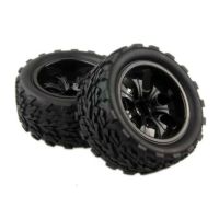 High Quality Tyre Wheel Rim Big Truck Off-Road Car Tires Set for HPI HSP Traxxas 1:10 RC Monster Bigfoot Car Buggy Tire 2019 Hot