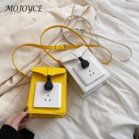 PU Leather Crossbody Bags Phone Purse Fashion Socket Design Shoulder Bag Ladies Clutch Card Holders Female Color Contrast Wallet
