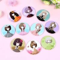 Handheld Mirror Mini Mirror With Makeup Mirror Round Small Mirror