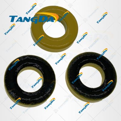 ❄ T68 Iron powder cores T68-6 ODxIDxHT 17.5x9x5 mm 4.7nH/N2 8.5uo Iron dust core Ferrite Toroid Core toroidal yellow gray TANGDA T