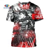 2023 new design- SONSPEE Comics Berserker Guts Griffith T shirt Men 3D Print T-Shirts Women Summer Tshirt Harajuku Casual Tee Tops Short Sleeve {in store}