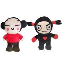 Pucca และ Garu 2ชิ้นตุ๊กตาหนานุ่มตุ๊กตายัดนุ่นตุ๊กตาการ์ตูนจีนหมอนสำหรับนอนงานแต่งงานคู่เด็กของขวัญวันเกิด