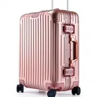 RIMOWA รีเมวา Original21 กระเป๋าเดินทางรถเข็นโลหะนิ้ว topas กล่องขึ้นเครื่องเย็น